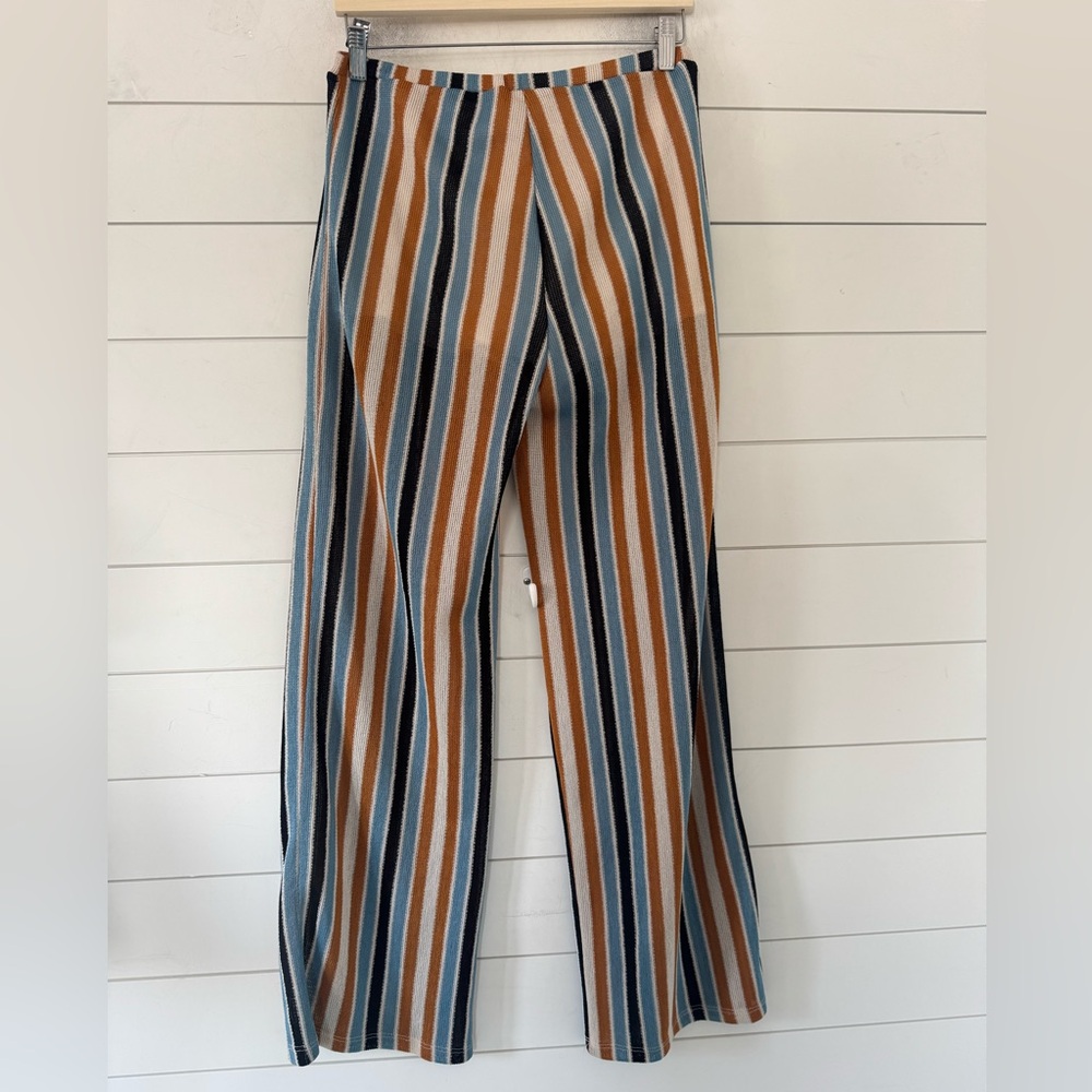 Free People Size S Pants (Bridget Stripe) Costal Beah - Picture 1 of 15